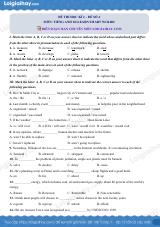 Đề thi học kì 2 Tiếng Anh 10 iLearn Smart Wolrd - Đề số 4